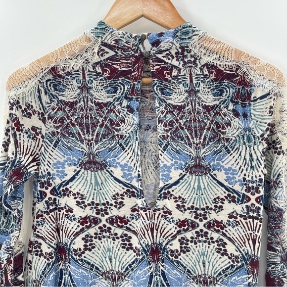Free People Nouveau New World Tulip Hem Blouse Size Small - Picture 9 of 15